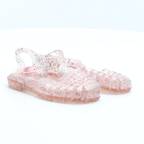 George Girls Pink Rubber Fisherman Sandal UK 11