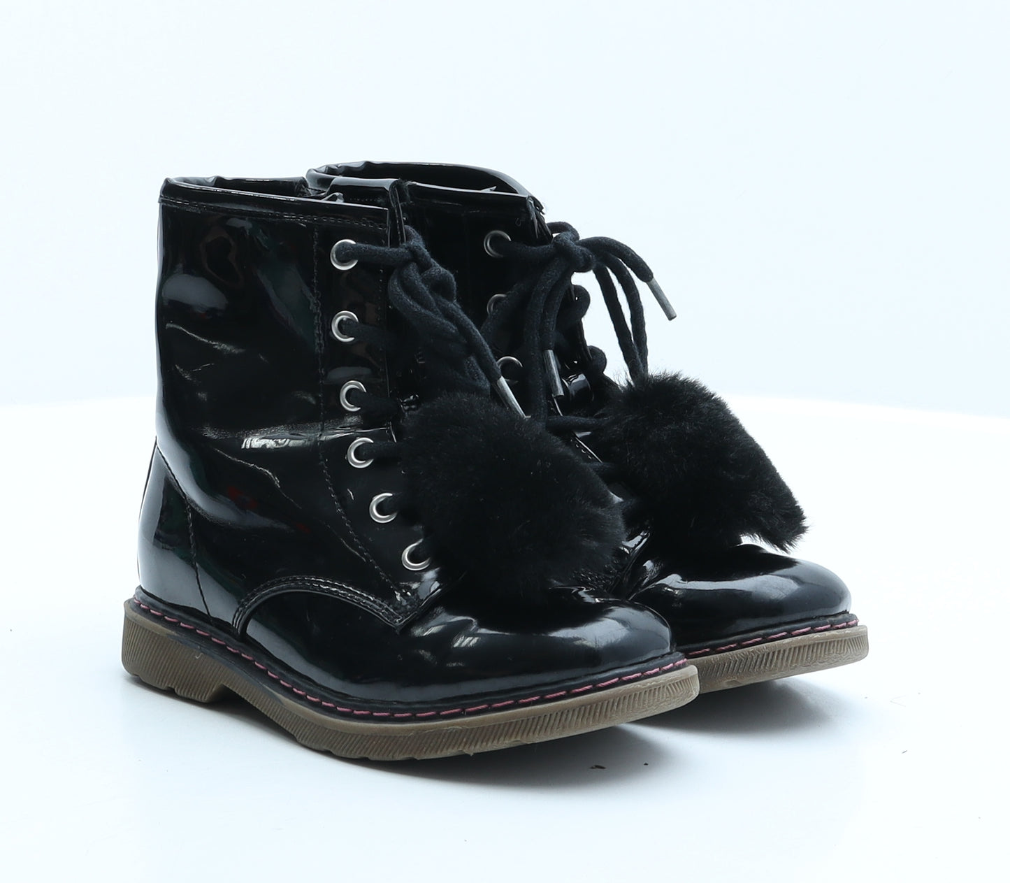 Cupcake Girls Black Synthetic Combat Boot UK 10 28