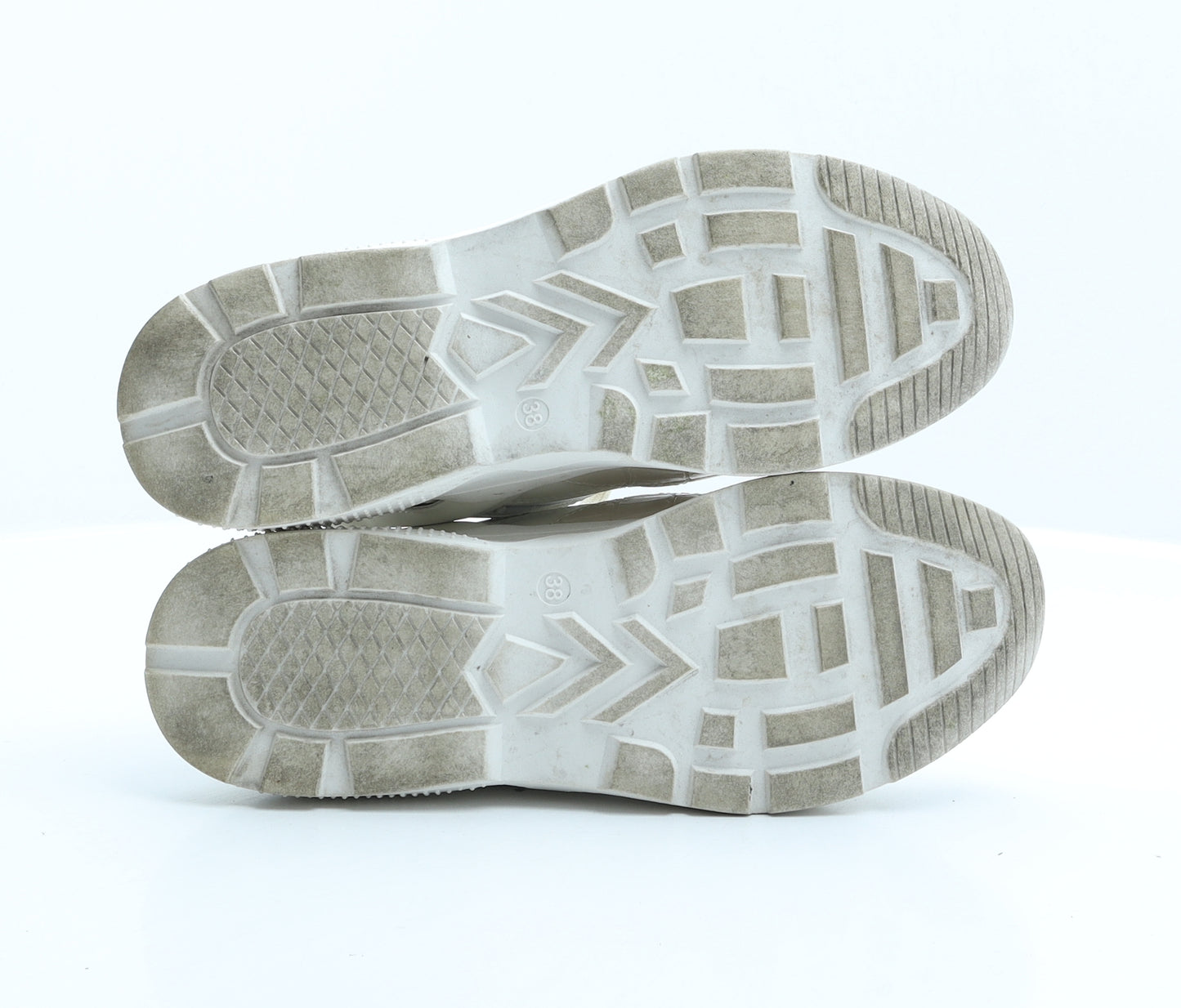 H&M Womens White Synthetic Trainer UK 5 38