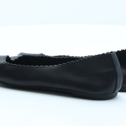 Dorothy Perkins Womens Black Synthetic Ballet Flat UK 5