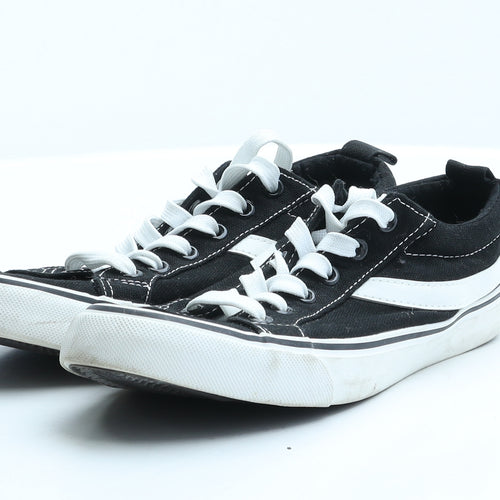 Primark Womens Black Fabric Trainer UK 5