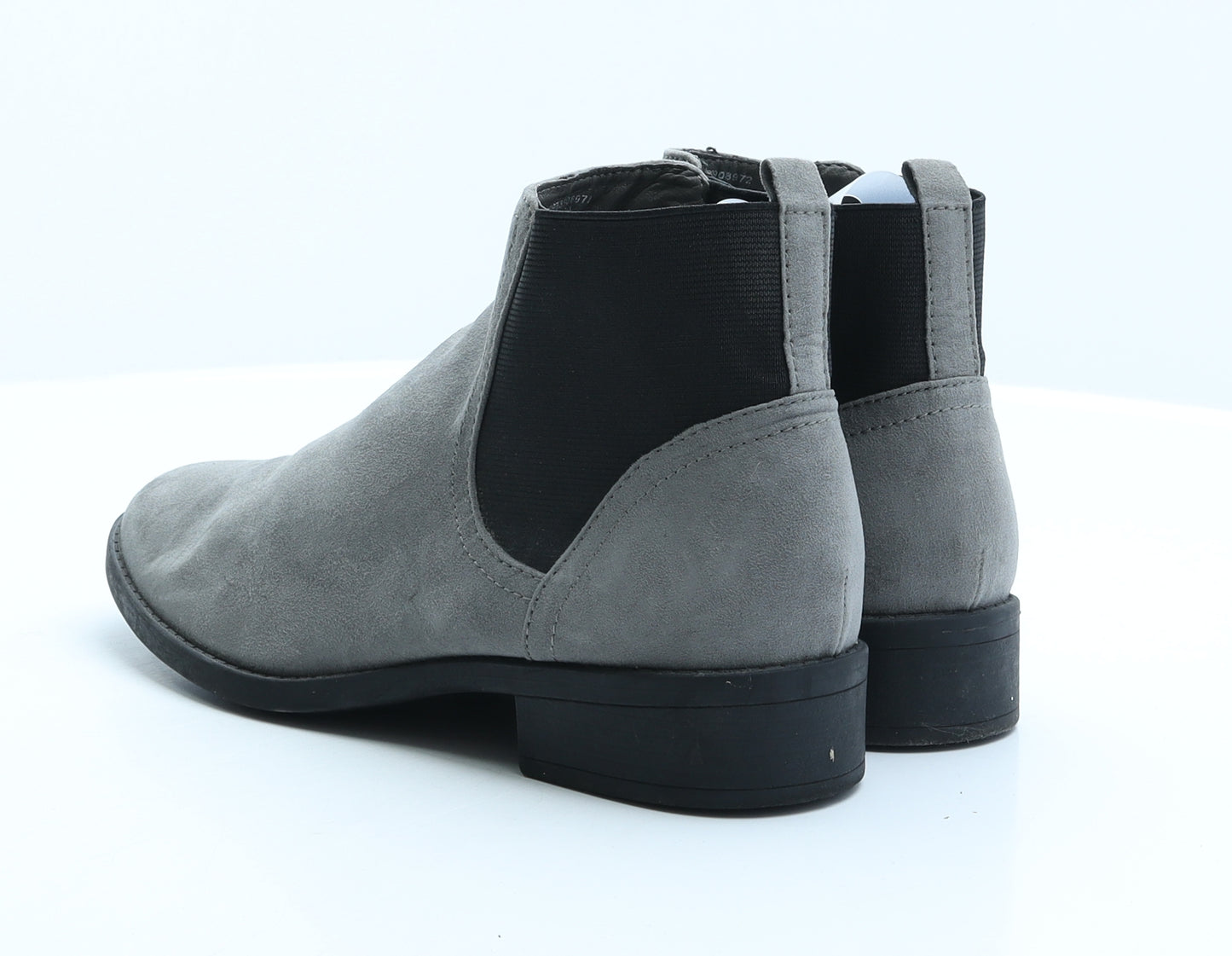 Preworn Womens Grey Suede Chelsea Boot UK 6.5