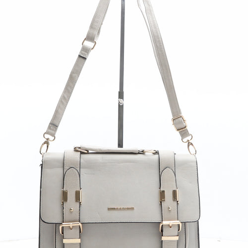 River Island Womens Grey Polyethylene Hobo Bag Size Medium