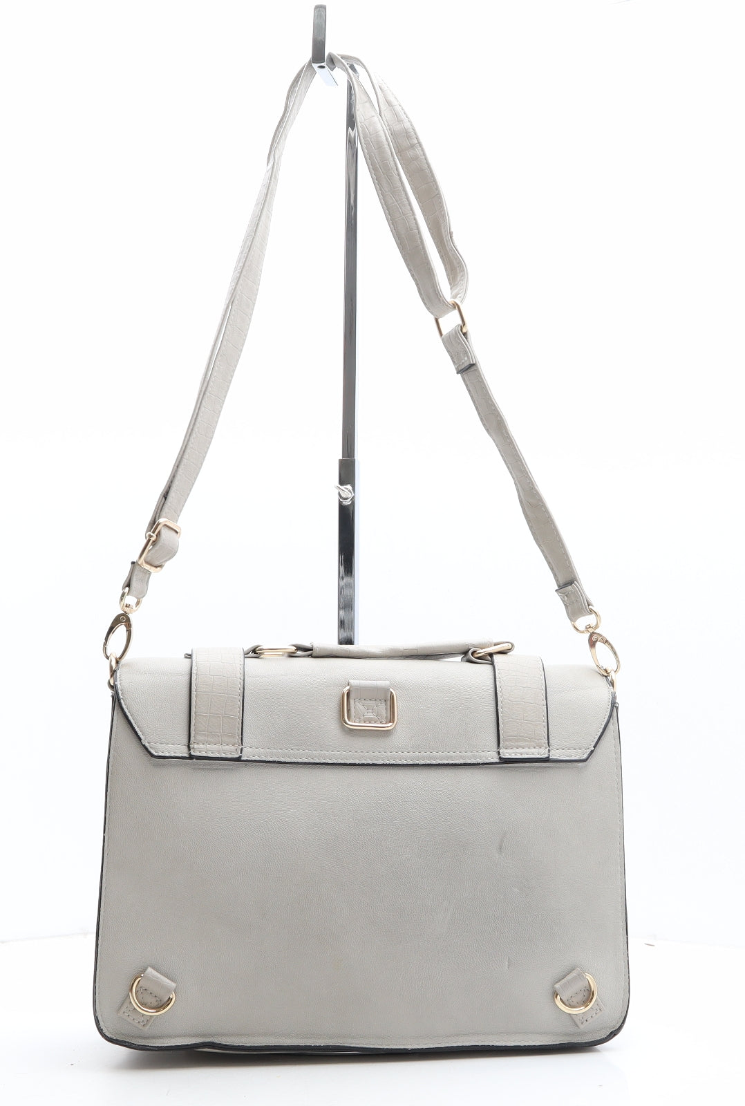 River Island Womens Grey Polyethylene Hobo Bag Size Medium