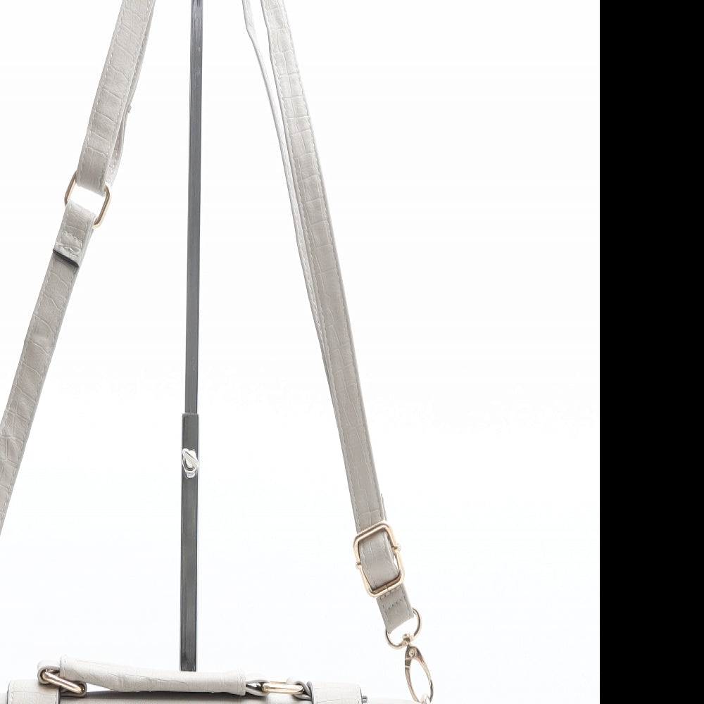 River Island Womens Grey Polyethylene Hobo Bag Size Medium