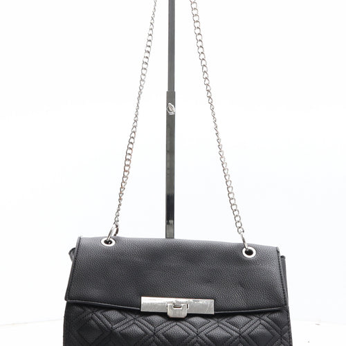 New Look Womens Black Polyethylene Crossbody Size Small