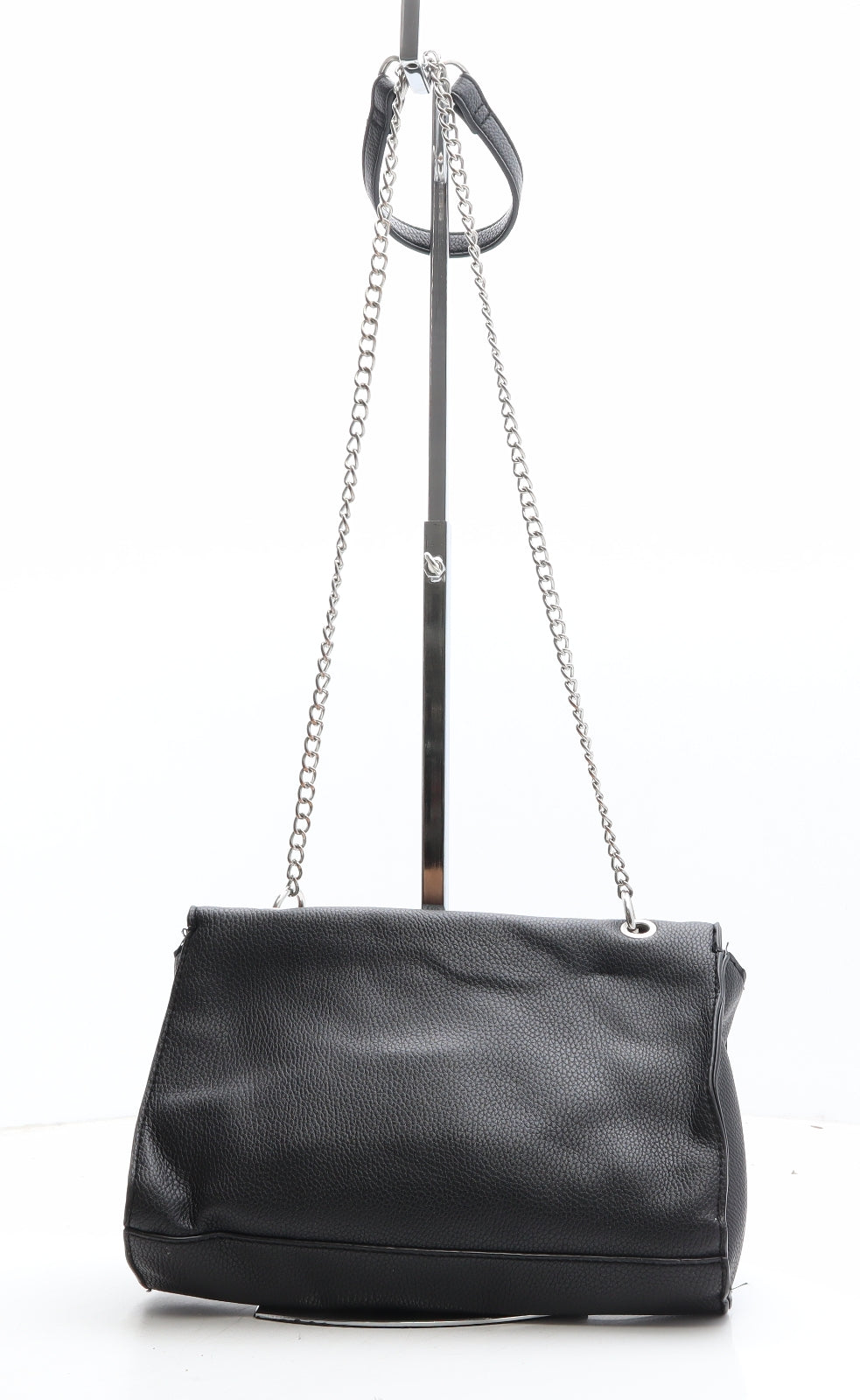 New Look Womens Black Polyethylene Crossbody Size Small