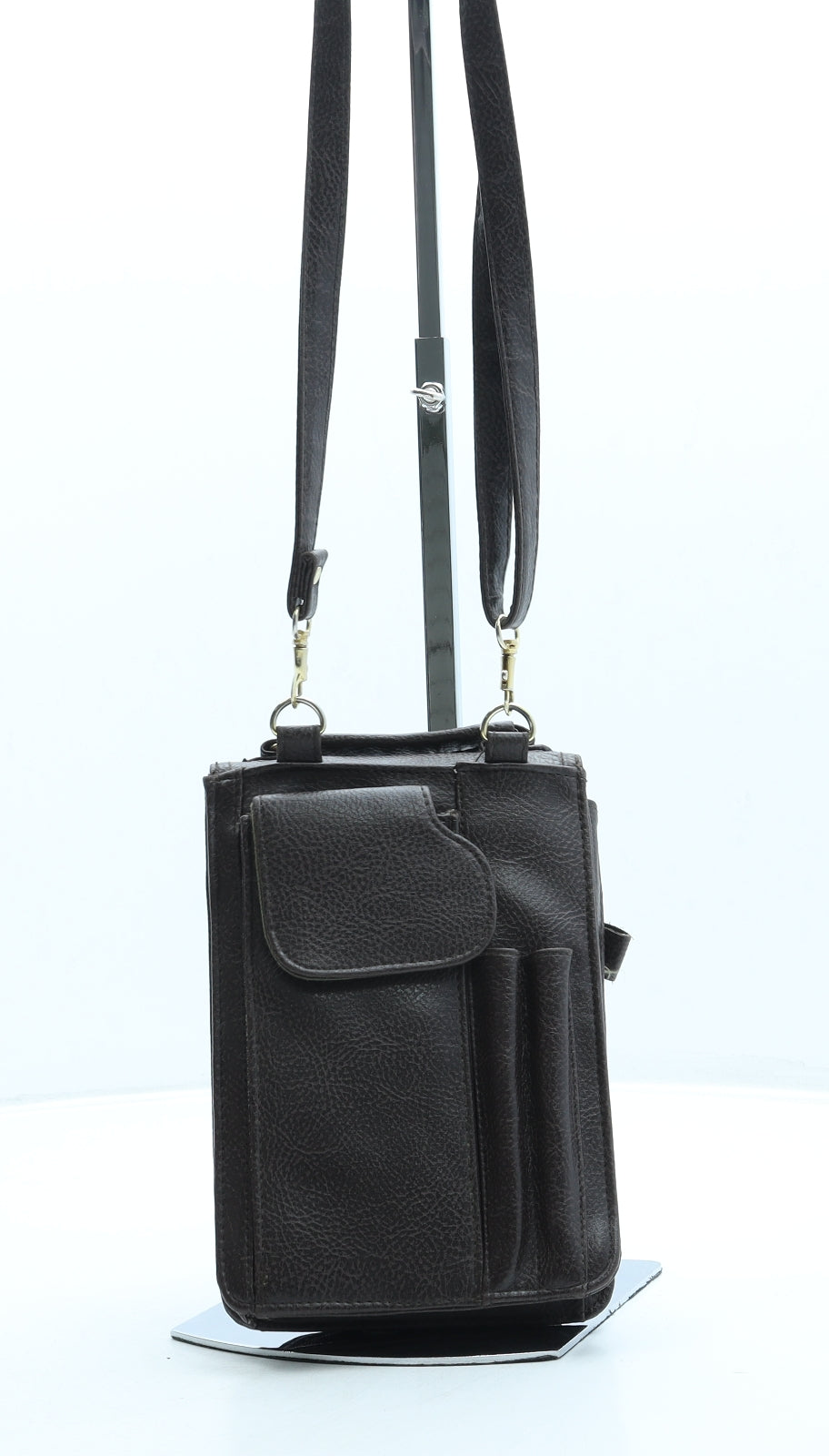 Wonder Bag Womens Brown Leather Crossbody Size Small