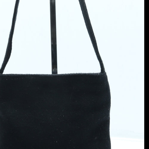 Designed for Tesco Womens Black Polyester Shoulder Bag Size Small
