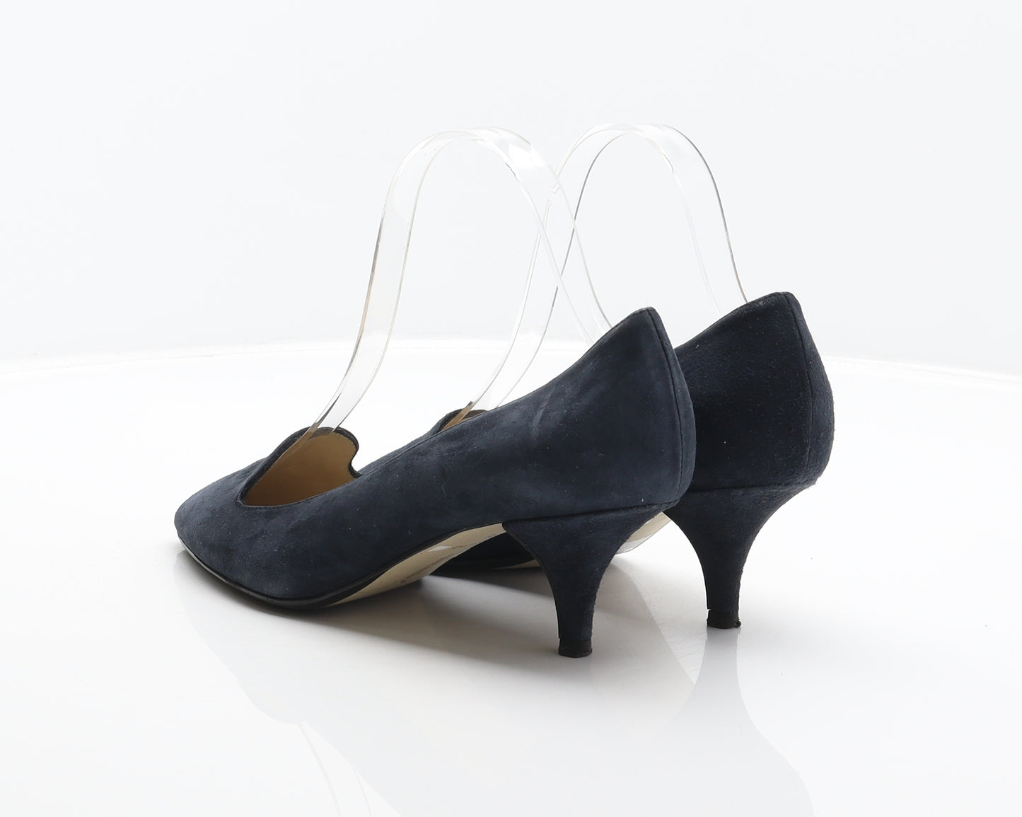 Hobbs Womens Blue Suede Court Heel UK 3.5 36