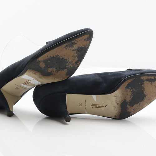 Hobbs Womens Blue Suede Court Heel UK 3.5 36