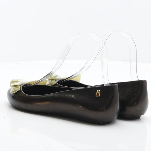 Melissa Womens Brown Synthetic Ballet Flat UK 3 35