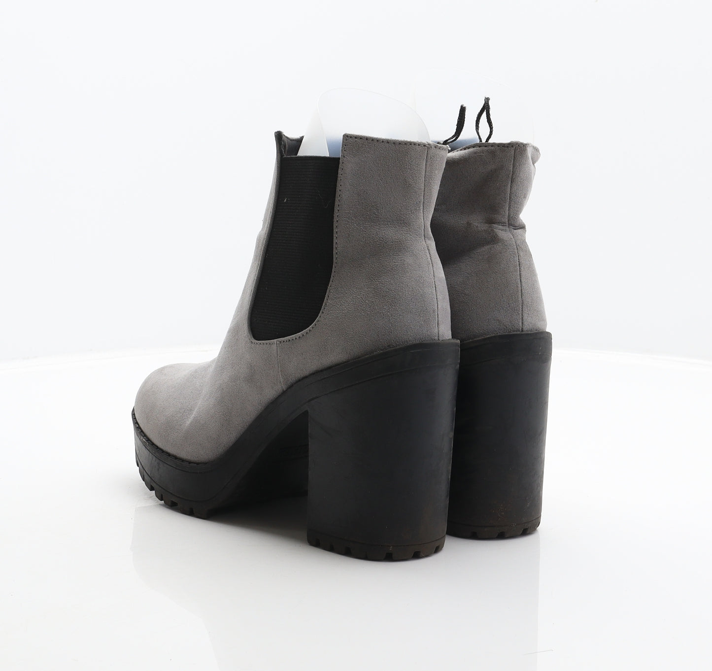 Divided Womens Grey Polyester Chelsea Boot UK 4 37