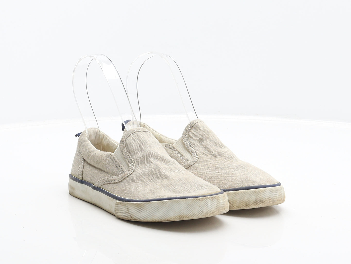 Gap Boys Beige Fabric Slip On Casual UK 11 29