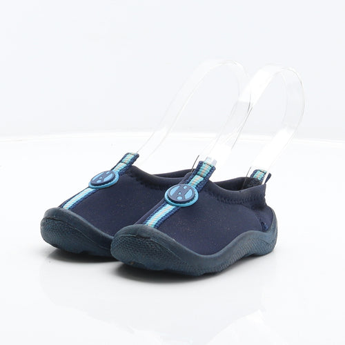 NEXT Boys Blue Polyester Slip On Casual UK 5 - Aqua Shoes