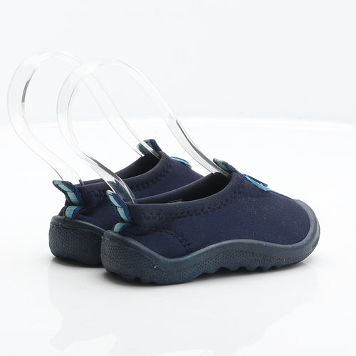 NEXT Boys Blue Polyester Slip On Casual UK 5 - Aqua Shoes