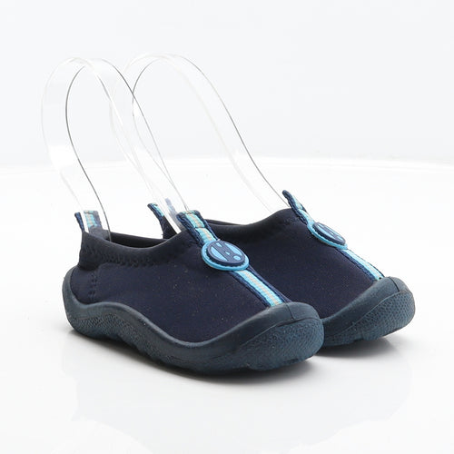 NEXT Boys Blue Polyester Slip On Casual UK 5 - Aqua Shoes
