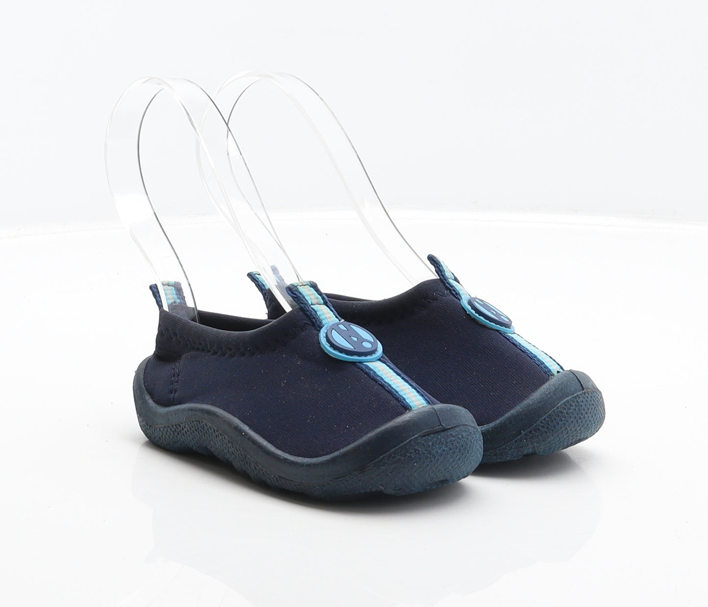 NEXT Boys Blue Polyester Slip On Casual UK 5 - Aqua Shoes