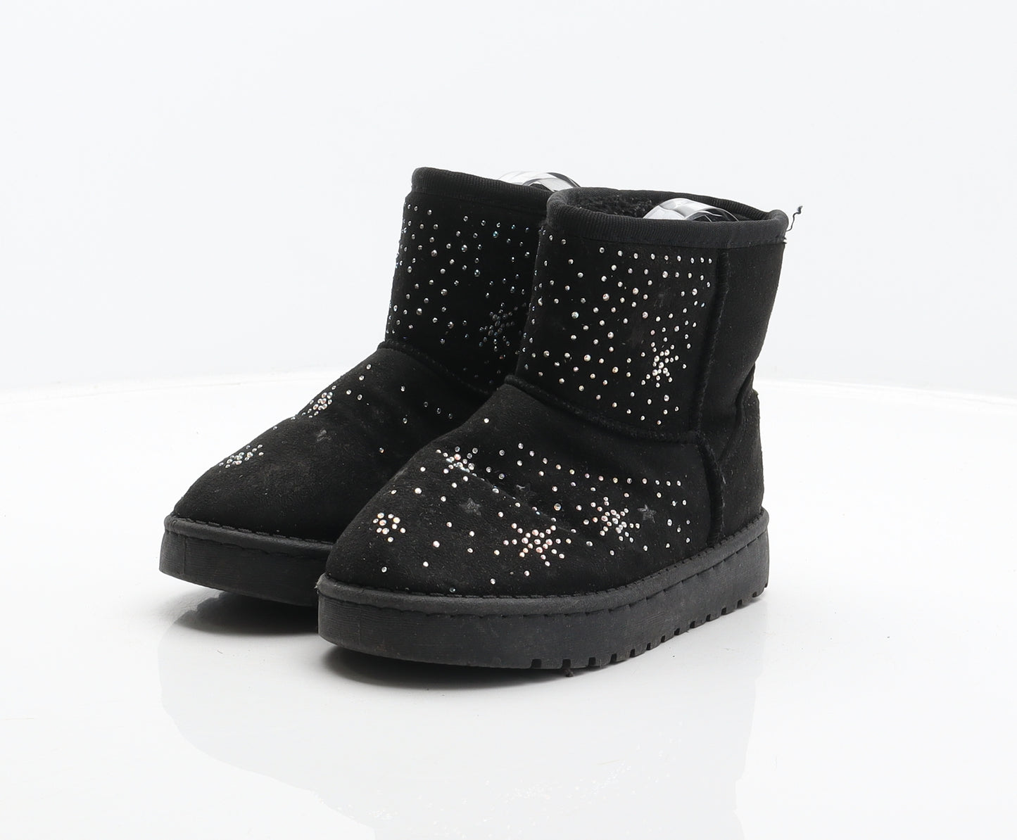 Miss Sixty Girls Black Polyester Shearling Style Boot UK 12 30