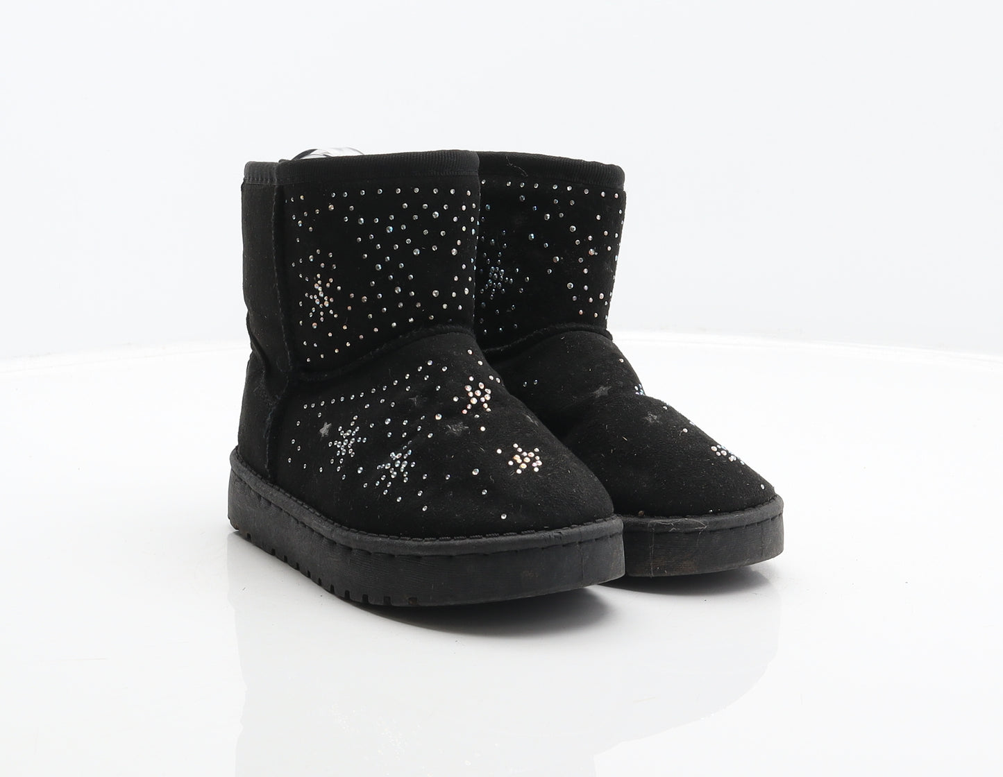 Miss Sixty Girls Black Polyester Shearling Style Boot UK 12 30