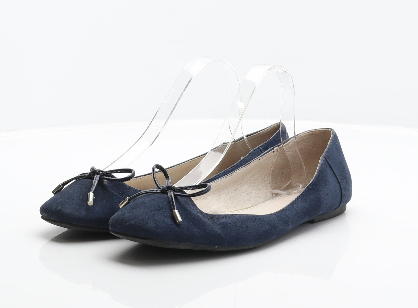 Monsoon Womens Blue Polyester Ballet Flat UK 7 41