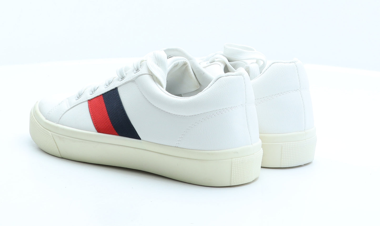 New Look Womens White Synthetic Trainer UK 6 39
