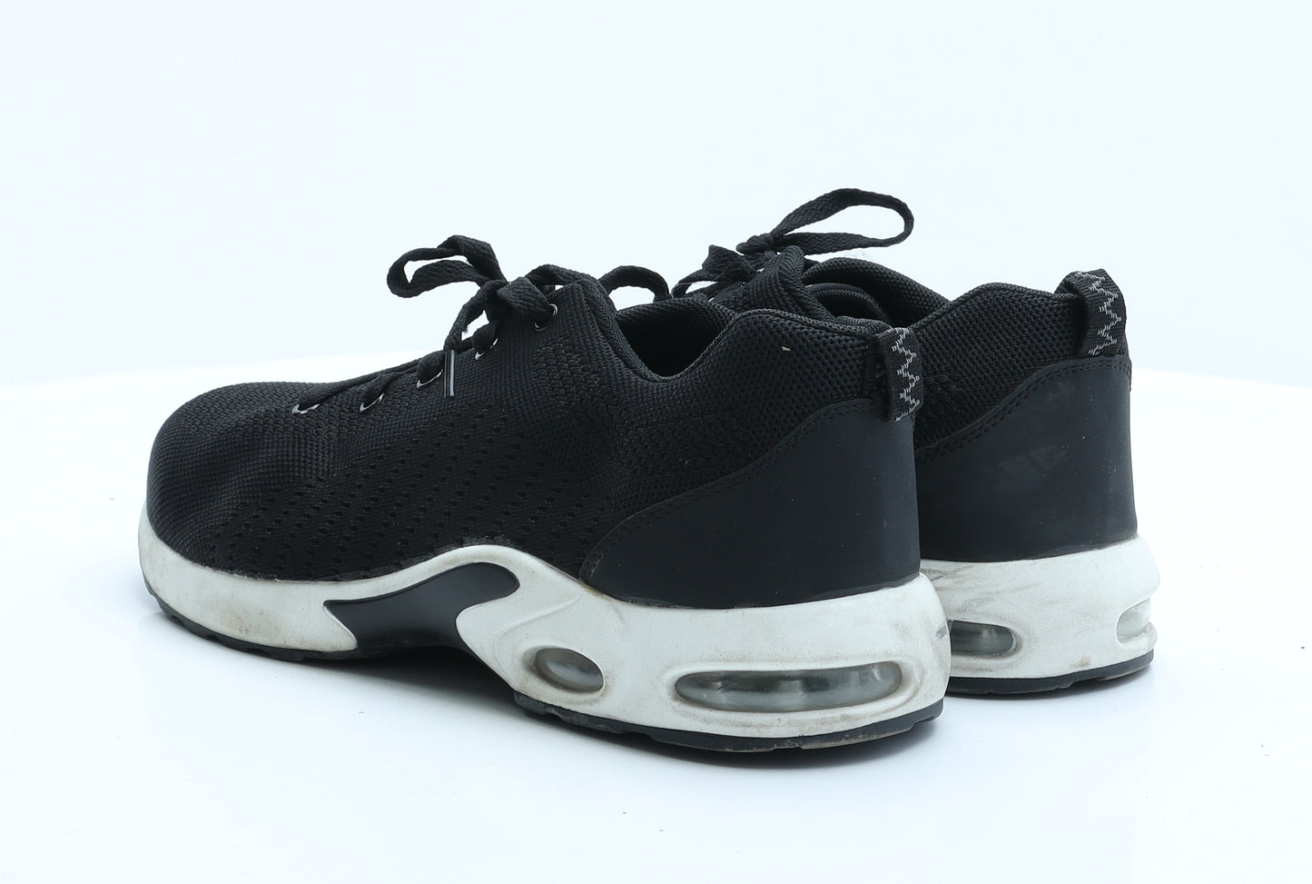 DYKHMILY Mens Black Fabric Trainer UK 12 - Workwear