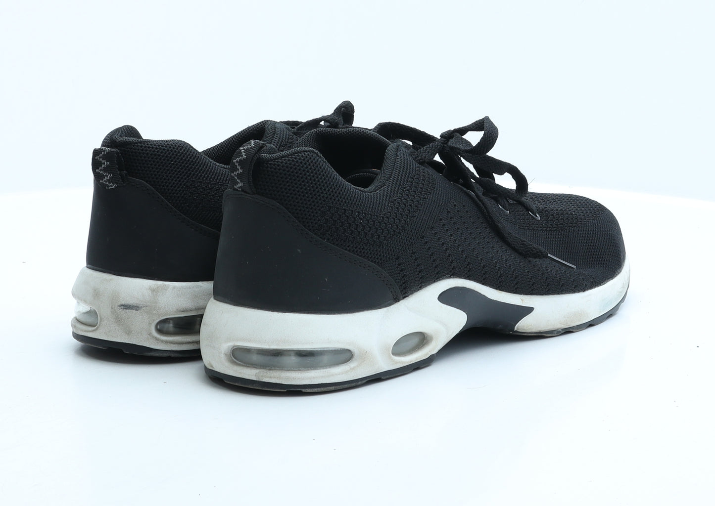 DYKHMILY Mens Black Fabric Trainer UK 12 - Workwear