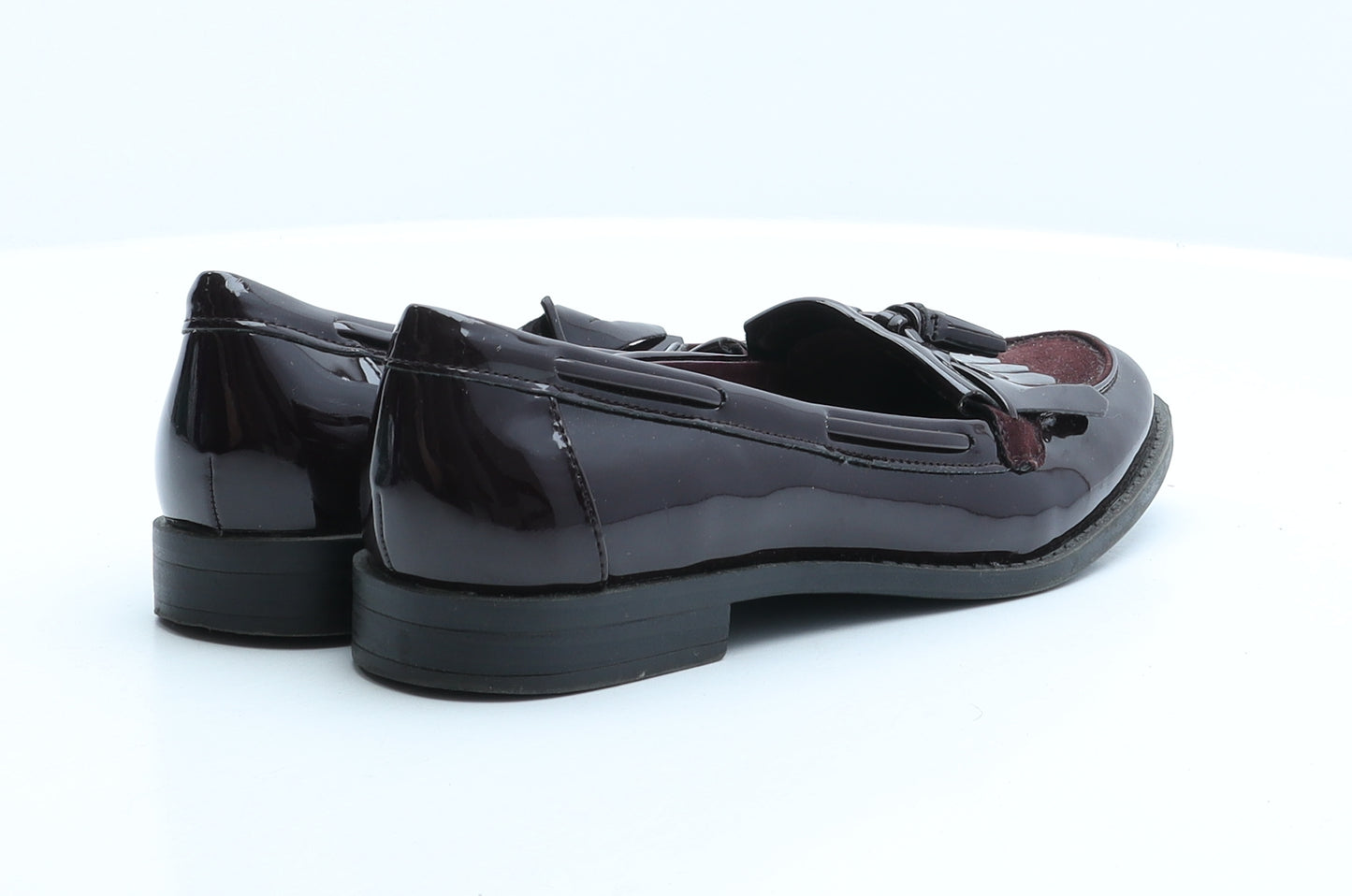 Marks and Spencer Womens Red Synthetic Loafer Casual UK 5