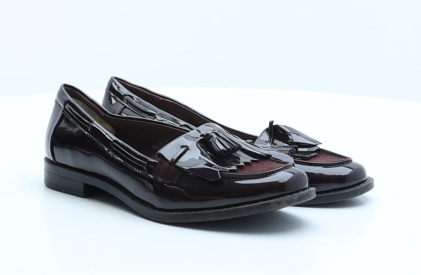 Marks and Spencer Womens Red Synthetic Loafer Casual UK 5