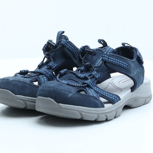 Lands End Boys Blue Synthetic Slip On Sandal UK 5