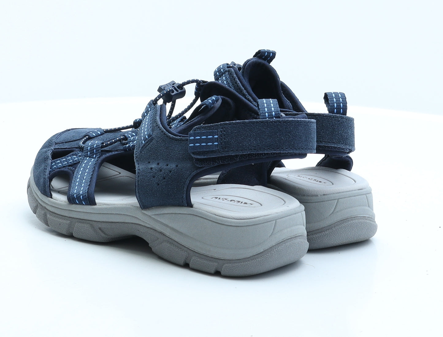 Lands End Boys Blue Synthetic Slip On Sandal UK 5