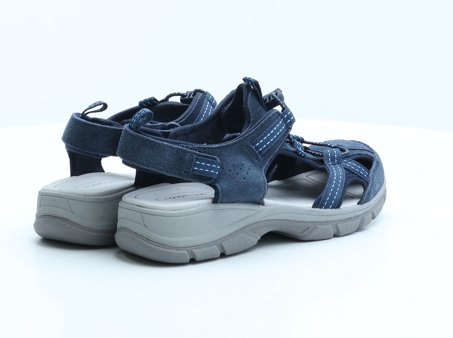 Lands End Boys Blue Synthetic Slip On Sandal UK 5