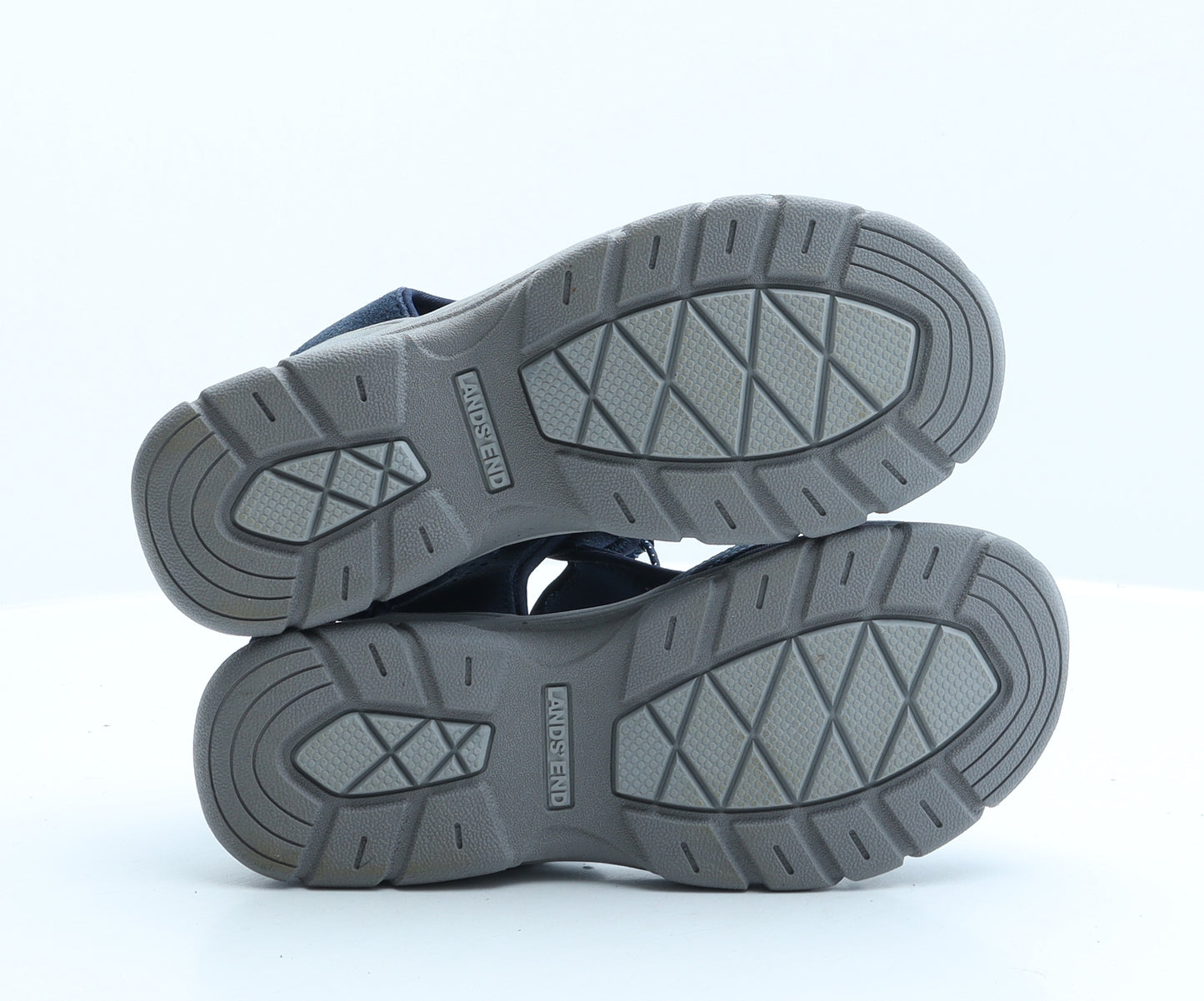 Lands End Boys Blue Synthetic Slip On Sandal UK 5