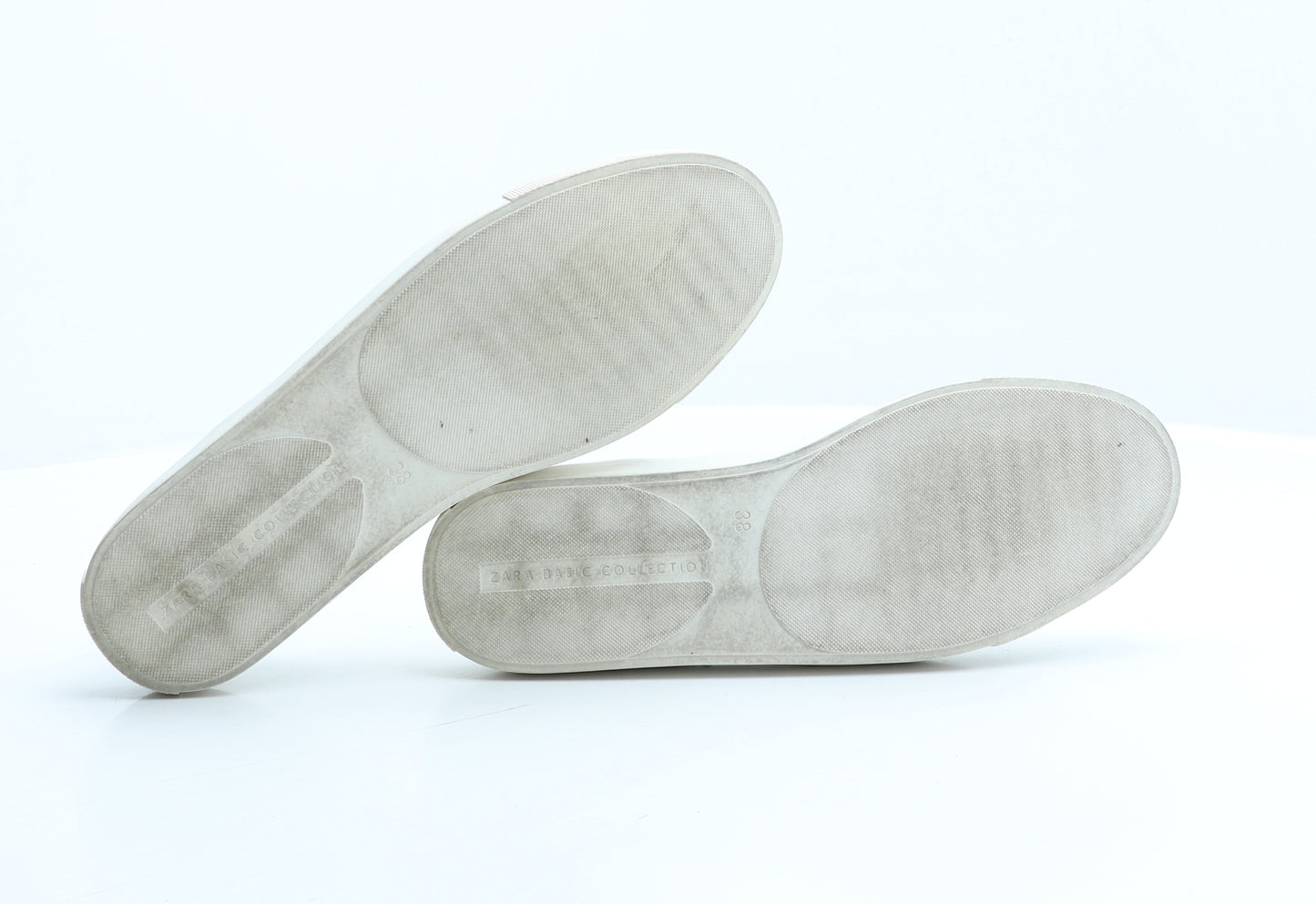 Marks and Spencer Womens White Synthetic Slip On Casual UK 5 38