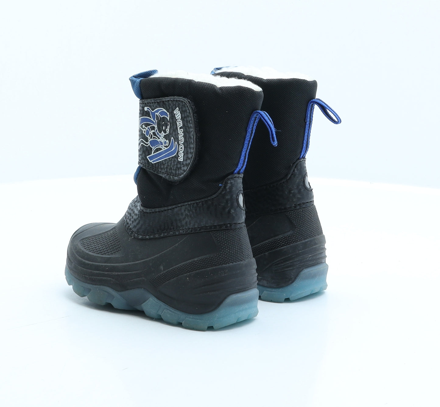 Mountain Station Boys Black Rubber Snow Boot Boot UK 7 24