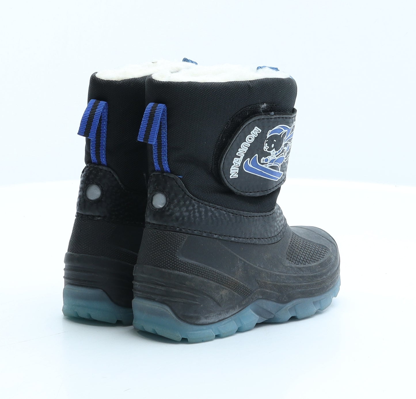 Mountain Station Boys Black Rubber Snow Boot Boot UK 7 24