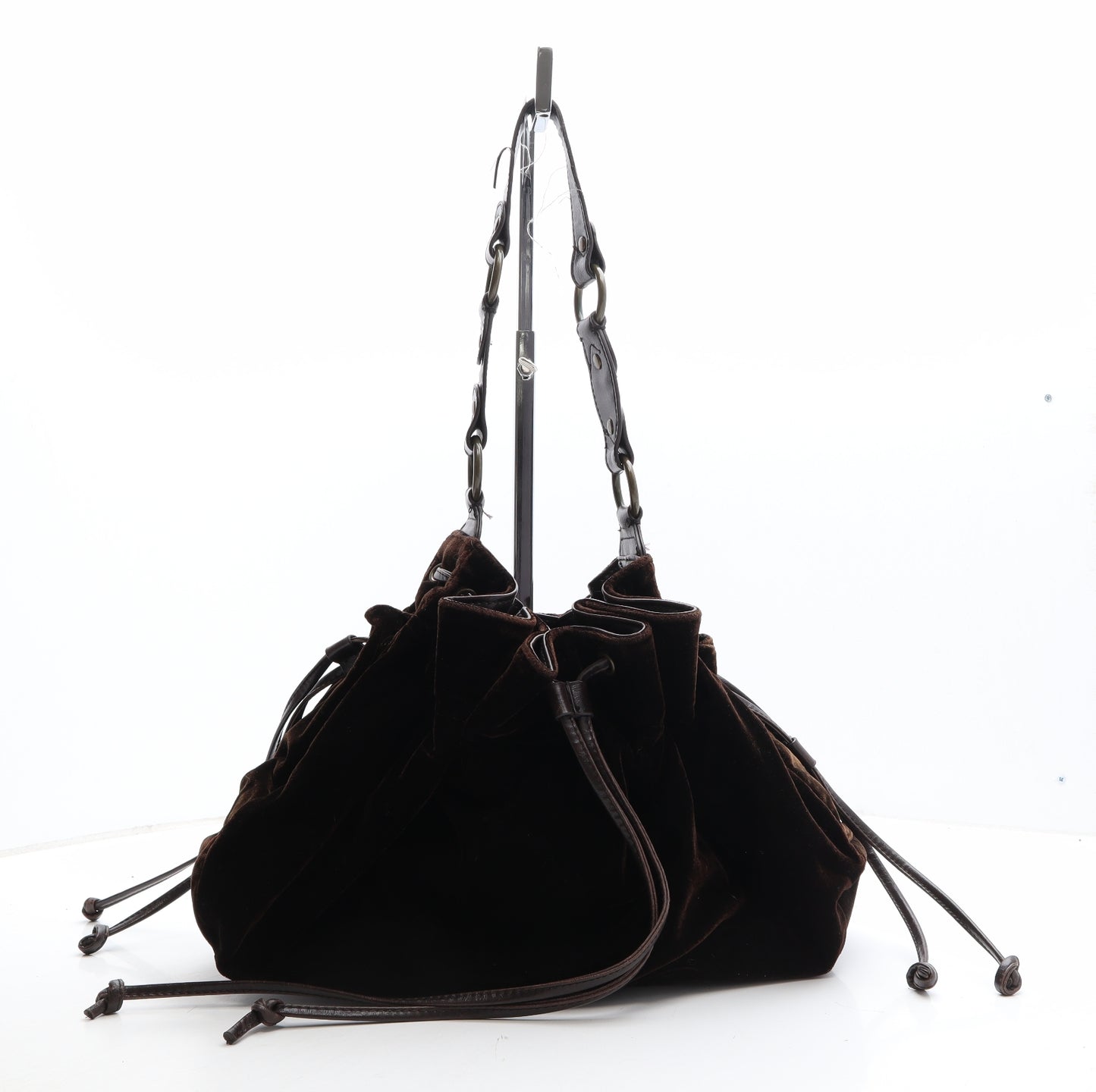 NEXT Womens Brown Polyester Pouch Size Medium