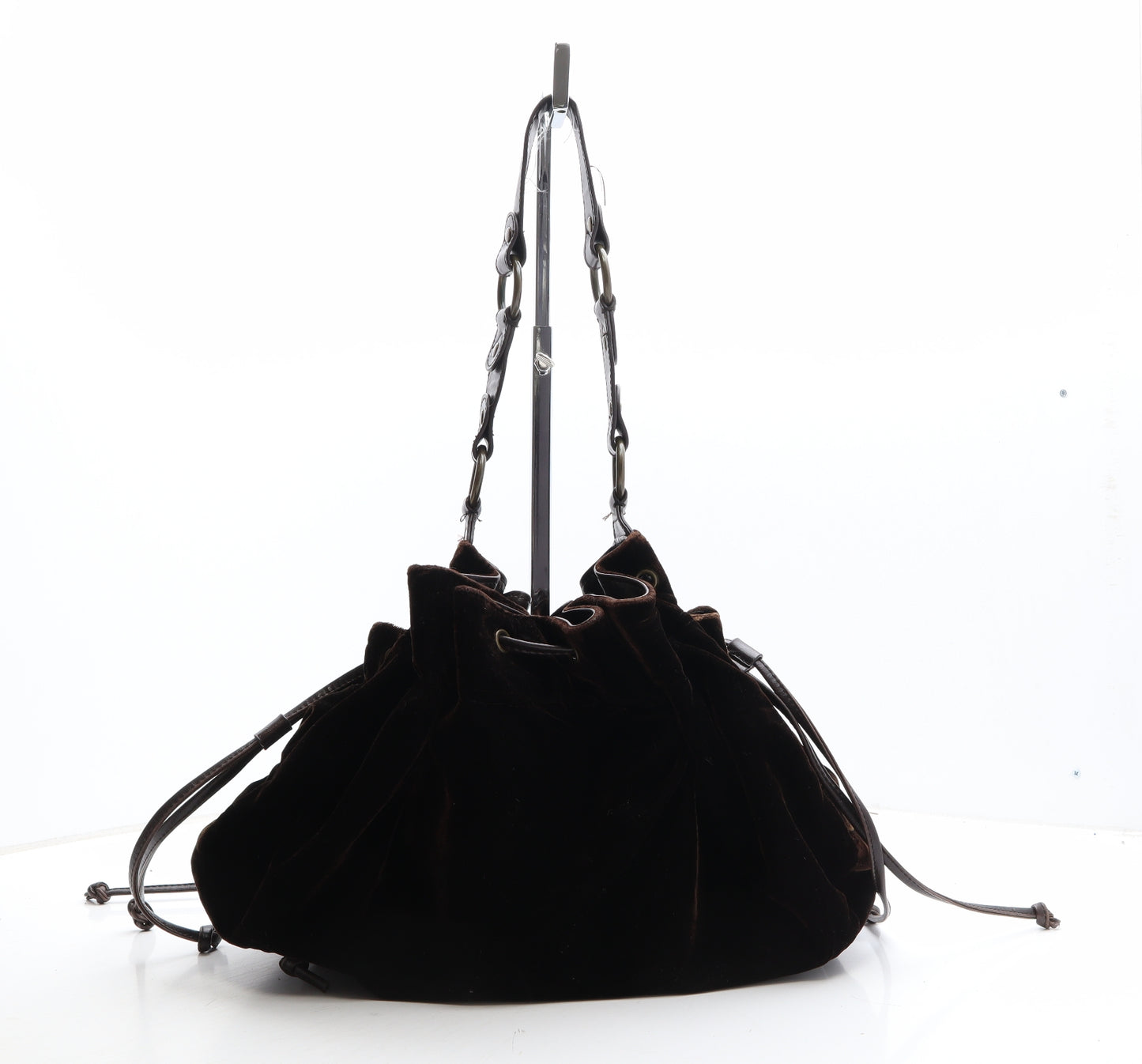 NEXT Womens Brown Polyester Pouch Size Medium