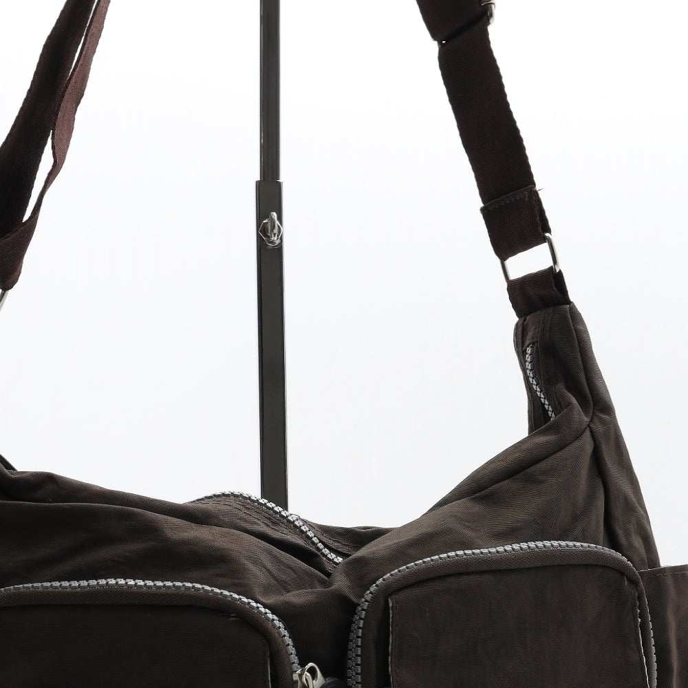 Hawkins Womens Brown Polyester Crossbody Size Medium