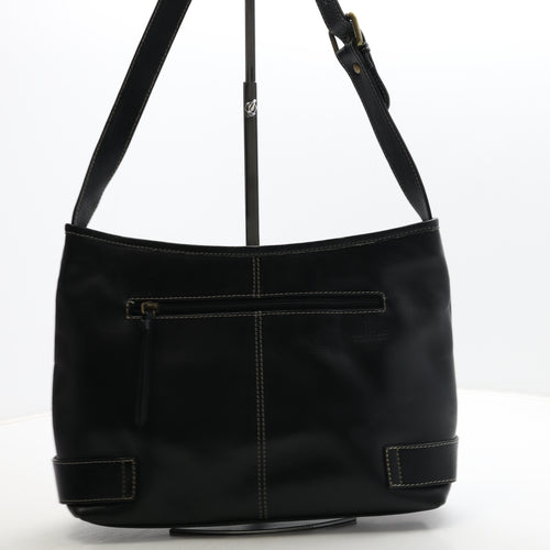 Cellimi Womens Black Leather Shoulder Bag Size Medium
