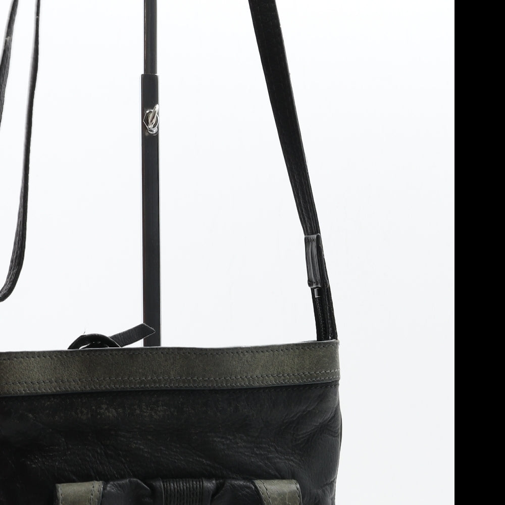 Marks and Spencer Womens Black Leather Crossbody Size Medium