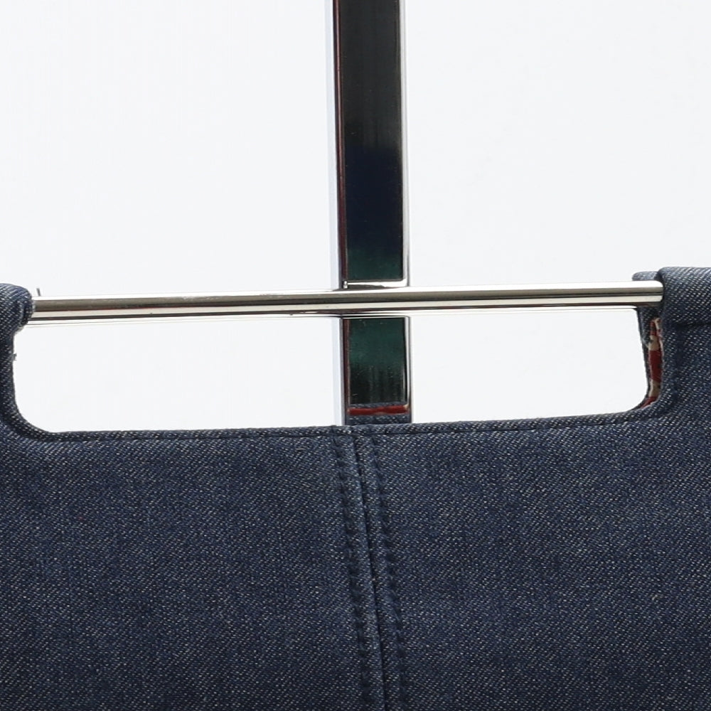 Dorothy Perkins Womens Blue Cotton Clutch Size Small
