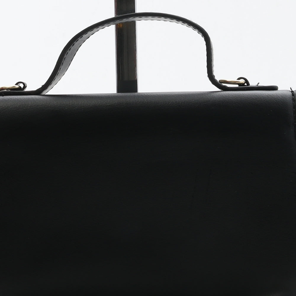 Primark Womens Black Polyurethane Crossbody Size Small
