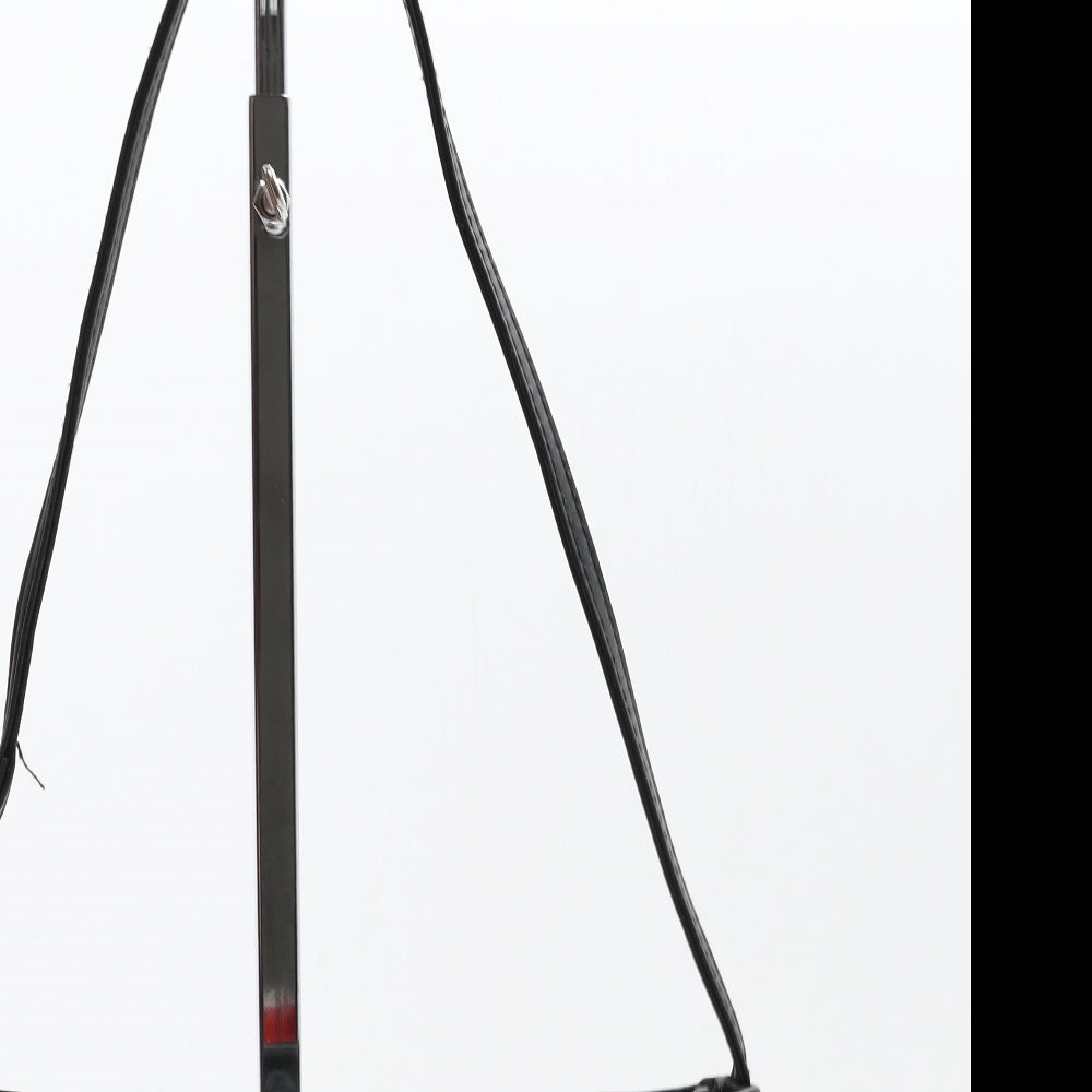 Atmosphere Womens Black Geometric Polyester Shoulder Bag Size Small