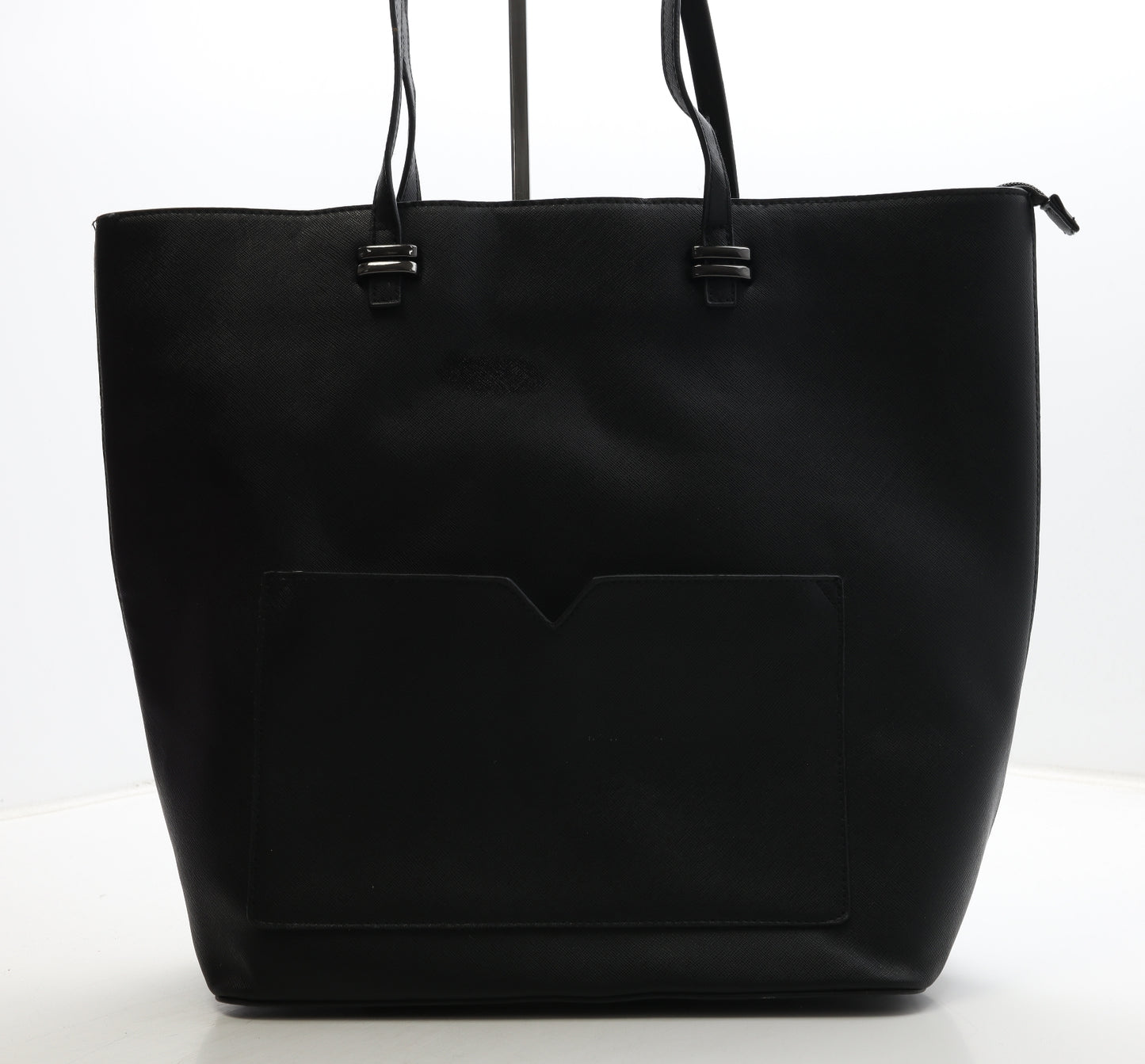 Atmosphere Womens Black PVC Top Handle Bag Size Extra Large