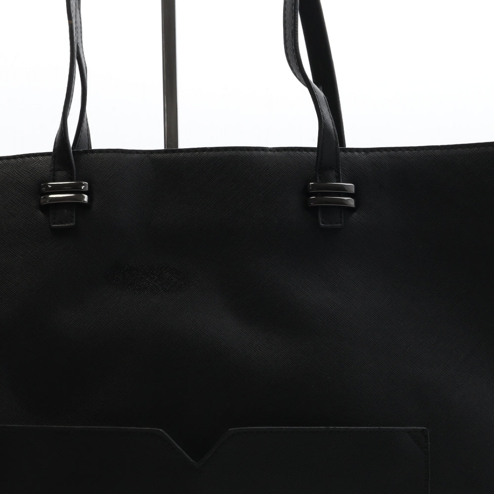 Atmosphere Womens Black PVC Top Handle Bag Size Extra Large