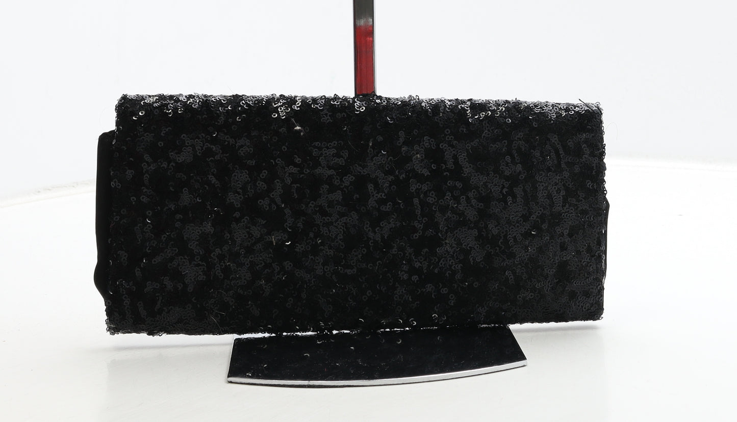 New Look Womens Black Polyester Clutch Size Small
