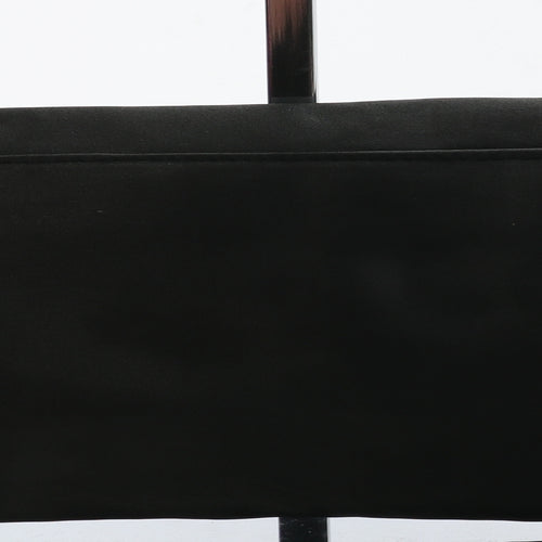 Lunar Womens Black Polyester Clutch Size Small - Flower Detail