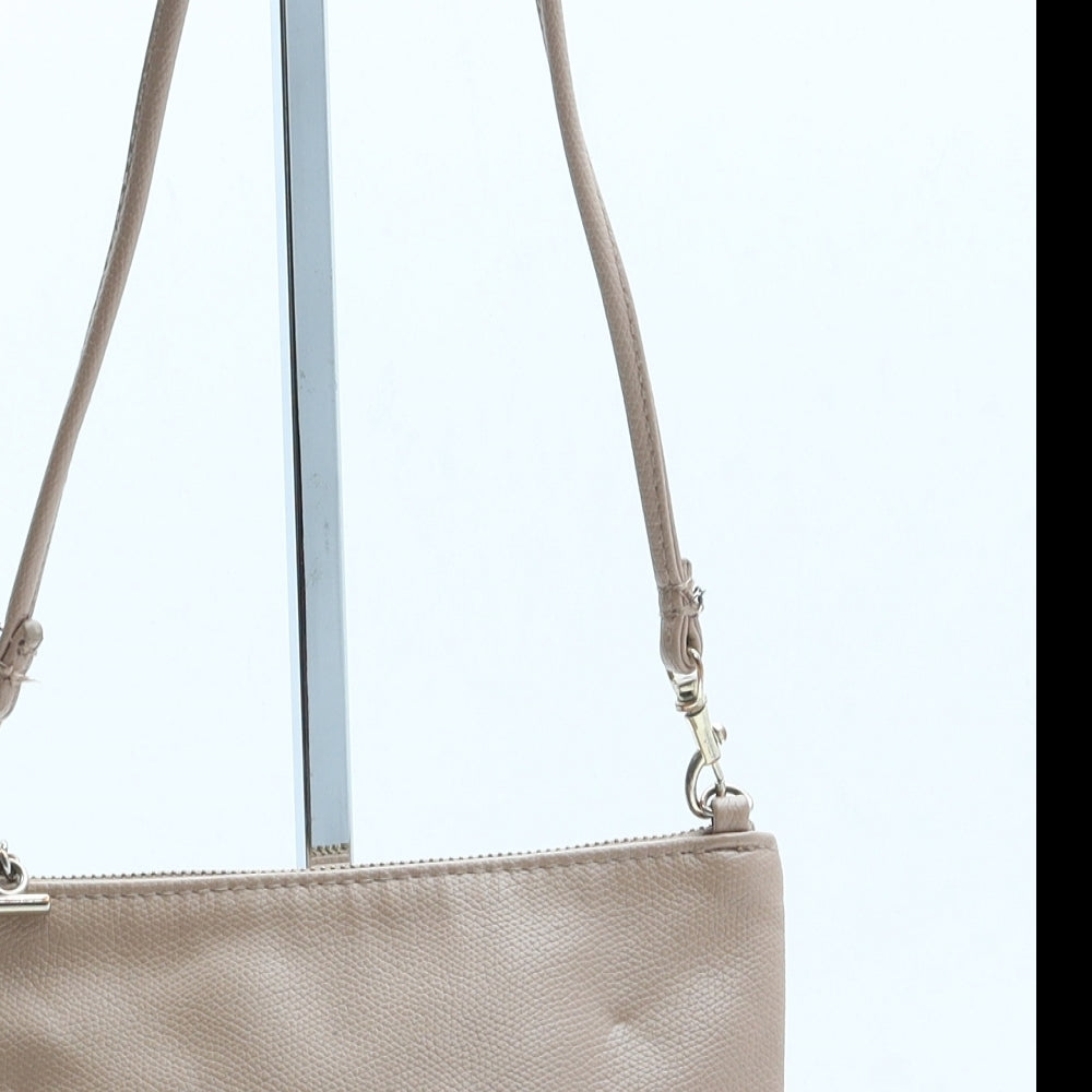 H&M Womens Pink Leather Crossbody Size Small